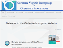 Tablet Screenshot of oanova.org